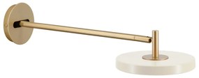 Бяла LED затъмняваща се стенна лампа ø 15 cm Asteria Wall Long – UMAGE