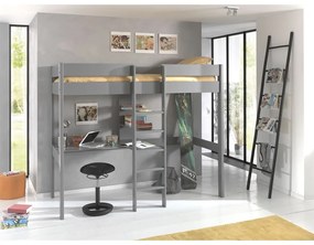 Сиво повдигнато детско легло 90x200 cm Pino - Vipack