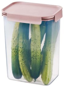 Контейнер за храни CLASSIC PLUS 4 л розов/прозрачен