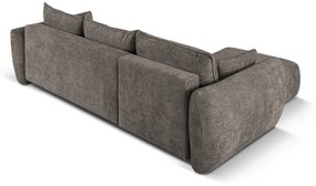 Сив ъглов диван (ляв ъгъл) Matera - Cosmopolitan Design