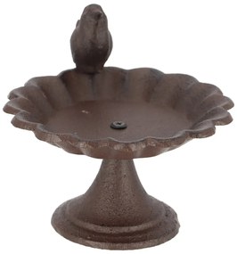 Мини чугунена хранилка за птици с птица на ниска поставка Birdy - Esschert Design