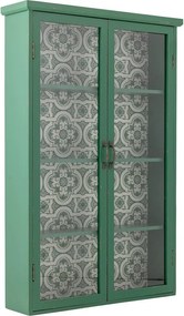 Зелена висяща витрина от масивна ела 81x122x22 cm Hazem – Bloomingville