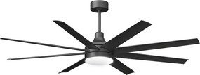ZEVENTI - LED димируем таванен вентилатор LED/24W/230V 2700-6500K 165cm черен+ДУ