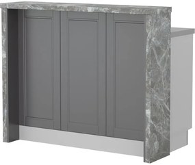 Бар Пейка Tahoma-Length: 120 cm-Graphite-Siena Marble