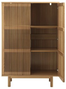 Шкафче от декор от дъб в естествен цвят 95x140 cm Tiber – Unique Furniture