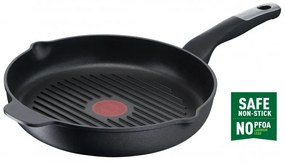 Грил тиган Tefal E2294074 GRILP 26 RND IC G6 UNLIMITED CA, 26 см, Thermo-Signal & Fusion, Без PFOA, Индукция, Черен