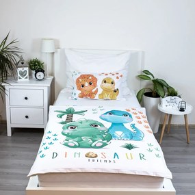 Памучно детско спално бельо за детско креватче 100x135 cm Dino – Jerry Fabrics