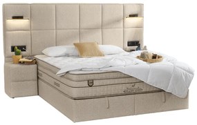 Тапицирана спалня с матрак COMFORT 180 x 200 - крем 04