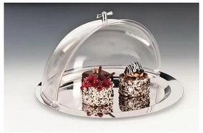 Alkan - Метален поднос кръгъл 43см с ролтоп капак комплект - (ZCP 184)