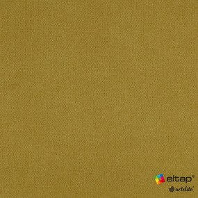 Жълт шенилов разтегателен диван с място за съхранение 155 cm Laine – ELTAP