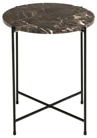 Кръгла странична масичка с мраморна плоча ø 42 cm Avila – Actona