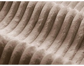 Кафява табуретка от рипсено кадифе Dia – Micadoni