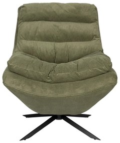 Зелено кадифено кресло Vince - Dutchbone