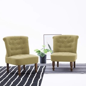 Sonata Френски стол, зелен, текстил