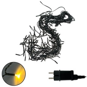 LED коледна външна гирлянда 200xLED/230V 7,6 m IP44 черна