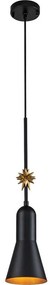 Elstead ETOILE-P-S-MB - Пендел ETOILE 1xE27/60W/230V Ø 13,3 см черен