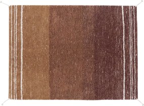 Памучен килим в тухлен цвят 170x240 cm Twin Toffee – Lorena Canals