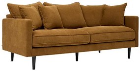 Триместен диван atmosphera Candice, 194x96x85 cm - Кафяв