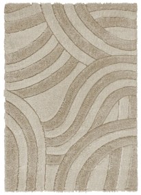 Бежов ръчно изработен килим от рециклирани влакна 200x290 cm Velvet – Flair Rugs