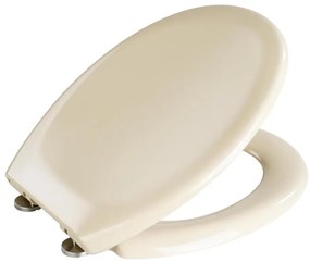 WENKO 18760100-WC тоалетно седало OTTANA 37,5x44,5 cm бежово/сребристо