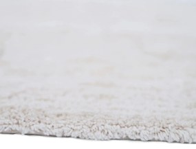 Кремав ръчно изработен памучен детски килим подходящ за пране 120x180 cm Gentle Flora – Nattiot