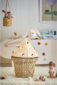 Детска кошница за играчки от морска трева в естествен цвят ø 28x41 cm Cillie – Bloomingville Mini