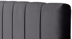 Тапицирано легло New York-Anthraki-110 x 200-Με μηχανισμό ανύψωσης