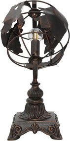 Черна настолна лампа с метален абажур (височина 40 cm) World Industry – Mauro Ferretti