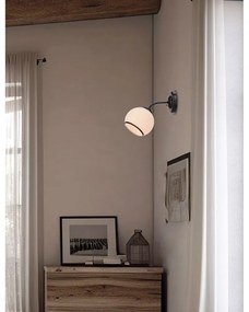 Черно-бяла стенна лампа Marinen – Candellux Lighting