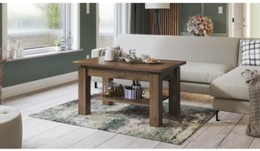 АСТОРИА Елегантен Орех - РАЗТЕГАТЕЛНА ХОЛНА МАСА С ПОВДИГАЩ МЕХАНИЗЪМ С РАФТ