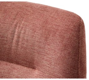 Розов тапициран трапезен стол с подлакътници Roxana – Unique Furniture