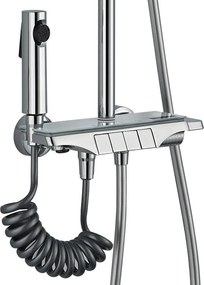 Комплект за душ REA Savio Led Chrome