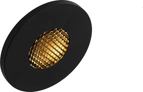 Модерен вграден прожектор черен IP54 - Shed Honey