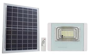 LED Екстериорен соларен прожектор LED/20W/3,2V IP65 4000K + д.у.