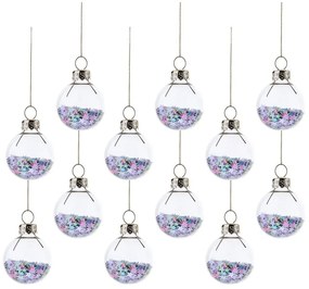 Стъклени коледни топки в комплект от 12 бр. ø 3 cm Stars Mini – Sass &amp; Belle
