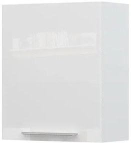 Висящ шкаф Raval V7-60-1K-White - White glossy