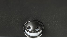 Комплект от 2 външни стенни лампи черни с детектор за движение - Rotterdam