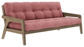 Розов разтегателен диван 204 cm Grab Carob - Karup Design