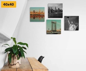 Комплект картини – Интересна комбинация от град Ню Йорк