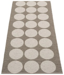 Кафява и бежова пътека за открито и закрито 70x160 cm Hugo Walnut Linen – Pappelina