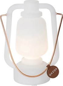 Настолна лампа акумулаторна 22 см IP44 бяла - Storm Mini