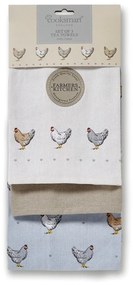 Памучни кърпи за съдове в комплект 3 бр. 45x65 cm Farmers Kitchen – Cooksmart ®