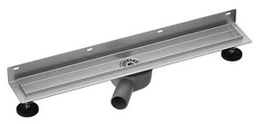 Душов канал 74x10 см, сребрист