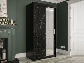 Гардероб Marmur II-Black marble