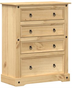 4005675 vidaXL Скрин Corona, 92x48x114 см, бор масив