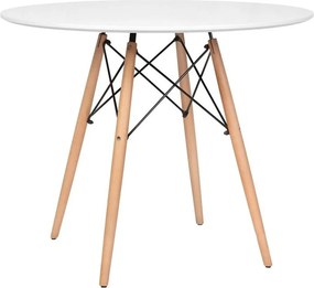 Маса Fiorino Round - Бяла
