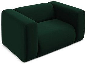 Тъмнозелено кадифено кресло Ekahi – Makamii