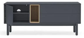 Тъмно сива ТВ масичка 140x56 cm Corvo - Teulat