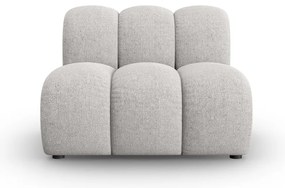 Светлосив модулен диван (среден модул) Lupine – Micadoni Home