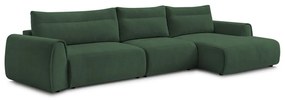 Тъмнозелен ъглов диван Aden – Bobochic Paris